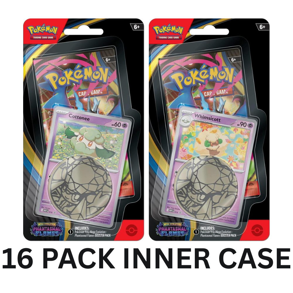 Pokemon Phantasmal Flames Checklane Blister Pack 16 Pack Inner Case *PRESALE*