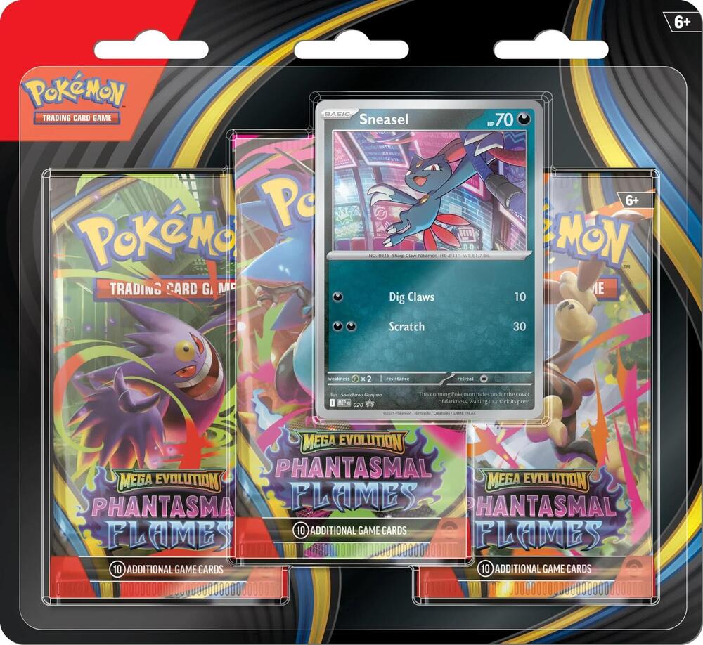 Pokemon Phantasmal Flames 3 Pack Blister *PRESALE*