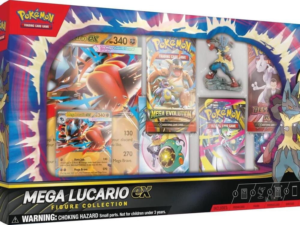 Pokemon Mega Lucario ex Figure Collection Box *PRESALE*