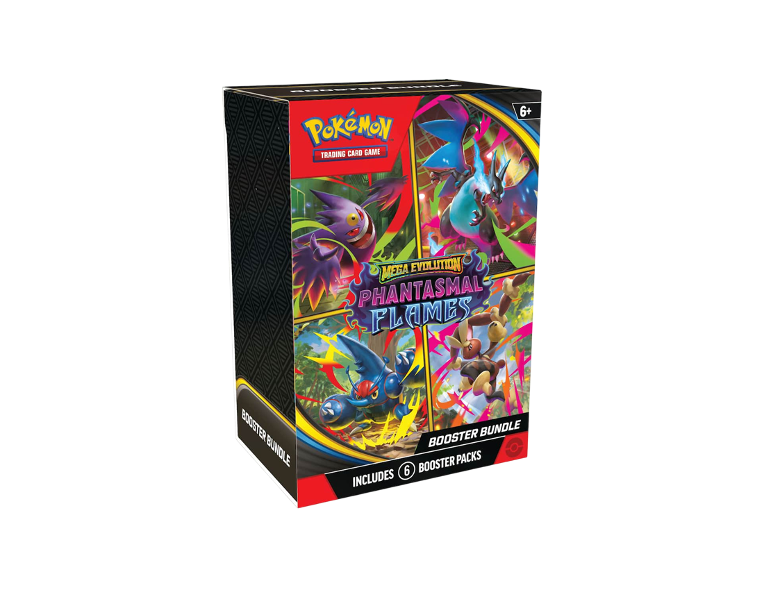 Pokémon Mega Evolution: Phantasmal Flames Booster Bundle (Presale 11/14)